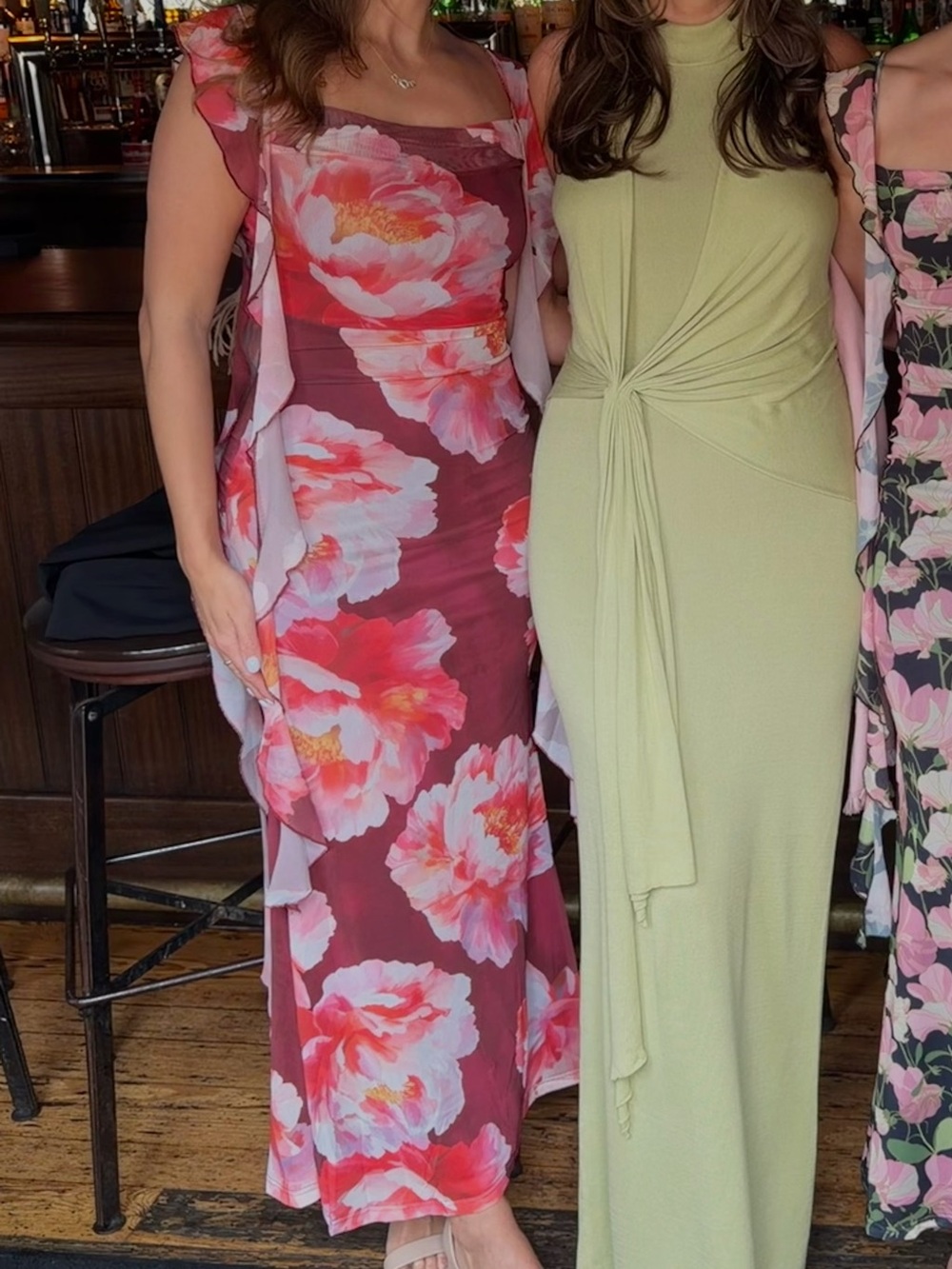 Petal & Pup Chiara Floral Flutter Ruffle Maxi - Picture 5 of 5